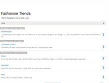 Tablet Screenshot of fashionnetienda.blogspot.com