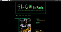Desktop Screenshot of glowinparis.blogspot.com