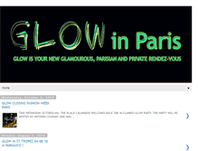 Tablet Screenshot of glowinparis.blogspot.com