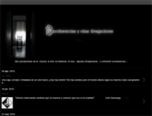 Tablet Screenshot of incoherenciasydivagaciones.blogspot.com