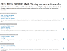 Tablet Screenshot of geentreindoordestad.blogspot.com