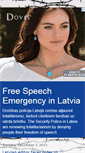 Mobile Screenshot of freespeechlatvia.blogspot.com