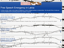 Tablet Screenshot of freespeechlatvia.blogspot.com