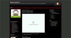 Desktop Screenshot of krasse-karren.blogspot.com