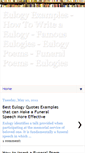 Mobile Screenshot of besteulogyexamples.blogspot.com