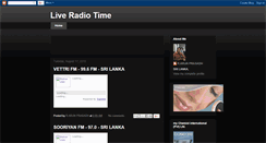 Desktop Screenshot of liveradiotime.blogspot.com