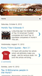 Mobile Screenshot of everything-underthe-sun.blogspot.com