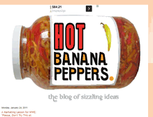 Tablet Screenshot of hotbananapeppers.blogspot.com