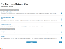 Tablet Screenshot of freewareoutpost1.blogspot.com