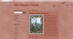 Desktop Screenshot of myillusivemuse.blogspot.com