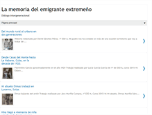 Tablet Screenshot of emigrantex.blogspot.com