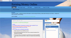 Desktop Screenshot of earningmoneyonlineinfo.blogspot.com