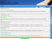 Tablet Screenshot of earningmoneyonlineinfo.blogspot.com