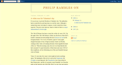 Desktop Screenshot of philip-rambles-on.blogspot.com