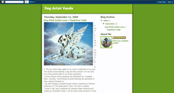 Desktop Screenshot of dog-artist.blogspot.com