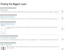 Tablet Screenshot of findingthebiggestloser.blogspot.com