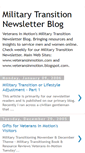 Mobile Screenshot of militarytransitionnewsblog.blogspot.com