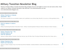 Tablet Screenshot of militarytransitionnewsblog.blogspot.com
