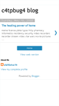 Mobile Screenshot of c4tpbug4.blogspot.com