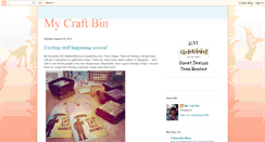 Desktop Screenshot of mycraftbin.blogspot.com