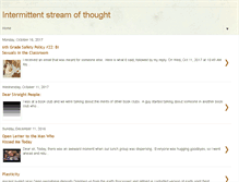 Tablet Screenshot of intermittent-stream.blogspot.com