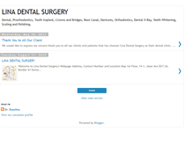Tablet Screenshot of linadentalsurgery.blogspot.com