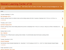 Tablet Screenshot of nooranilearningcenter.blogspot.com