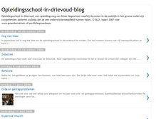 Tablet Screenshot of opleidingsschool.blogspot.com