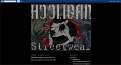 Desktop Screenshot of hooliganstreetwear.blogspot.com