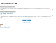 Tablet Screenshot of democraticrepublicofiran.blogspot.com