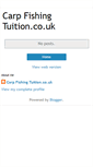 Mobile Screenshot of carpfishingtuition.blogspot.com
