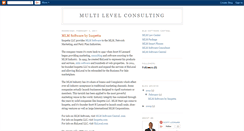 Desktop Screenshot of multilevelconsulting.blogspot.com