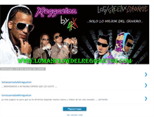 Tablet Screenshot of lomasflowenreggaeton.blogspot.com