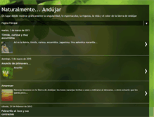 Tablet Screenshot of naturalmenteandujar.blogspot.com