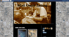 Desktop Screenshot of mattowentattoos.blogspot.com