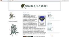 Desktop Screenshot of ginkgoleafbooks.blogspot.com