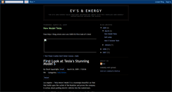 Desktop Screenshot of evandenergy.blogspot.com