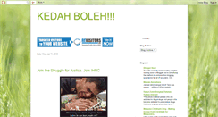 Desktop Screenshot of kedahboleh.blogspot.com