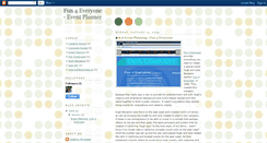 Desktop Screenshot of fun4everyone-eventplanner.blogspot.com