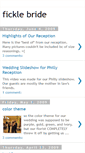 Mobile Screenshot of ficklebride.blogspot.com