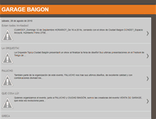 Tablet Screenshot of garage-baigon.blogspot.com