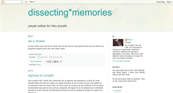 Desktop Screenshot of dissectingmemories.blogspot.com