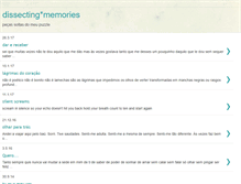 Tablet Screenshot of dissectingmemories.blogspot.com