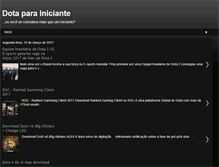 Tablet Screenshot of dotaparainiciante.blogspot.com