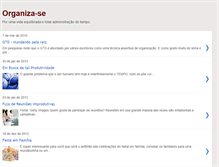 Tablet Screenshot of organiza-se.blogspot.com