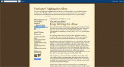 Desktop Screenshot of freelancewritingehow.blogspot.com