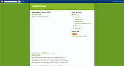Desktop Screenshot of dutchtime.blogspot.com