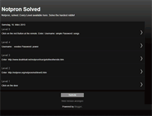 Tablet Screenshot of notpron-solved.blogspot.com