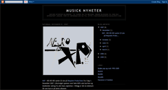 Desktop Screenshot of musick-nyheter.blogspot.com