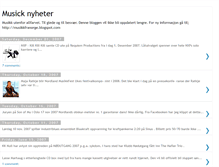 Tablet Screenshot of musick-nyheter.blogspot.com